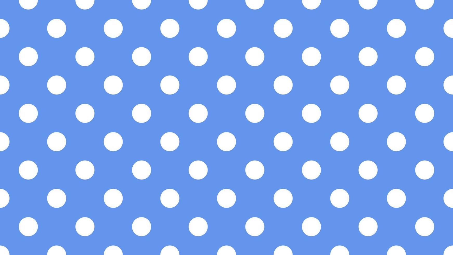 white color polka dots over cornflower blue background vector