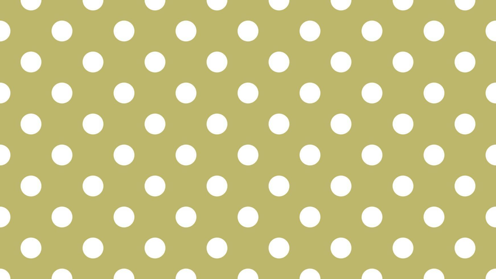 white color polka dots over dark khaki yellow background vector