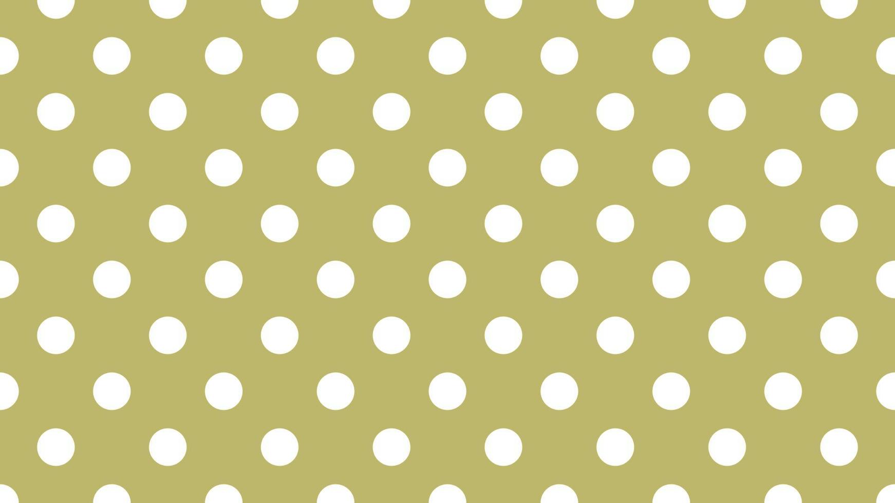 white color polka dots over dark khaki yellow background vector