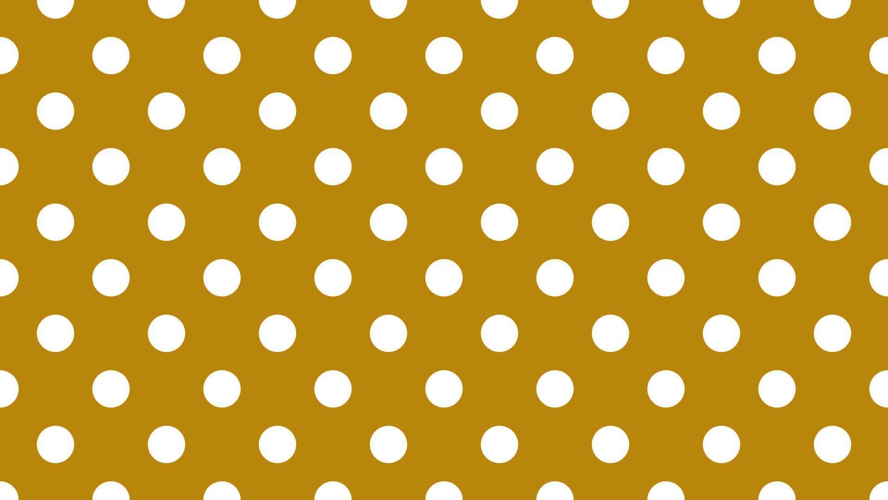 white color polka dots over dark goldenrod brown background vector