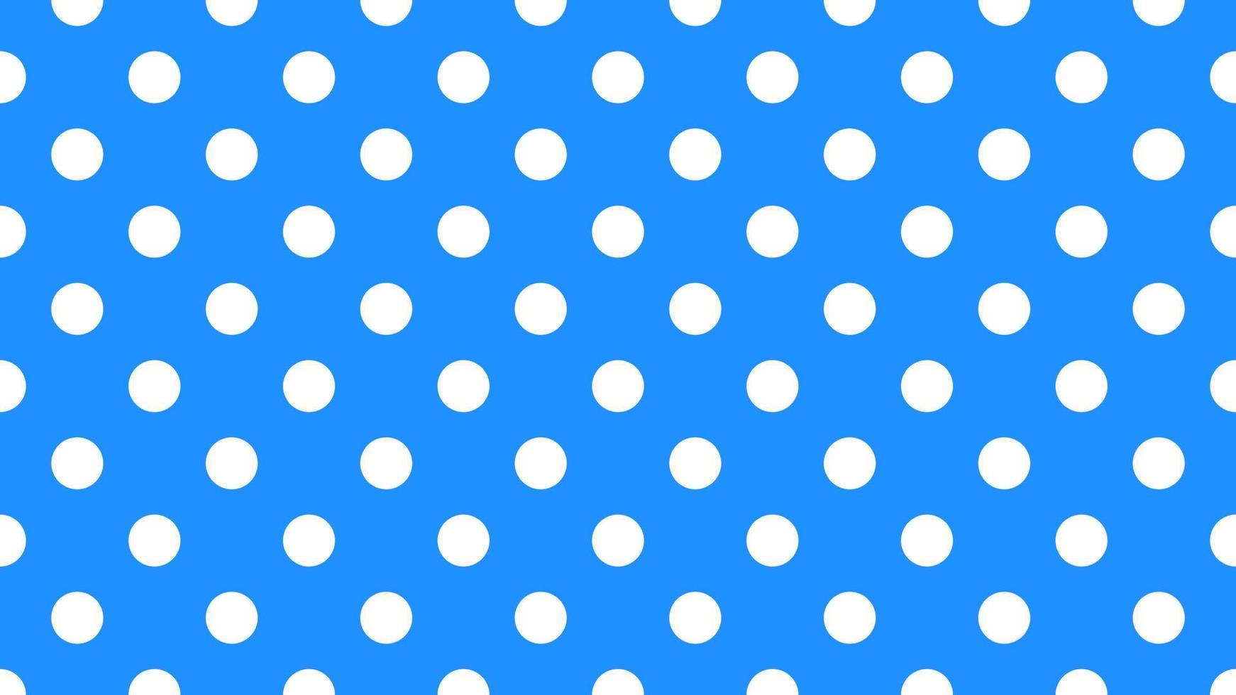 white color polka dots over dodger blue background vector