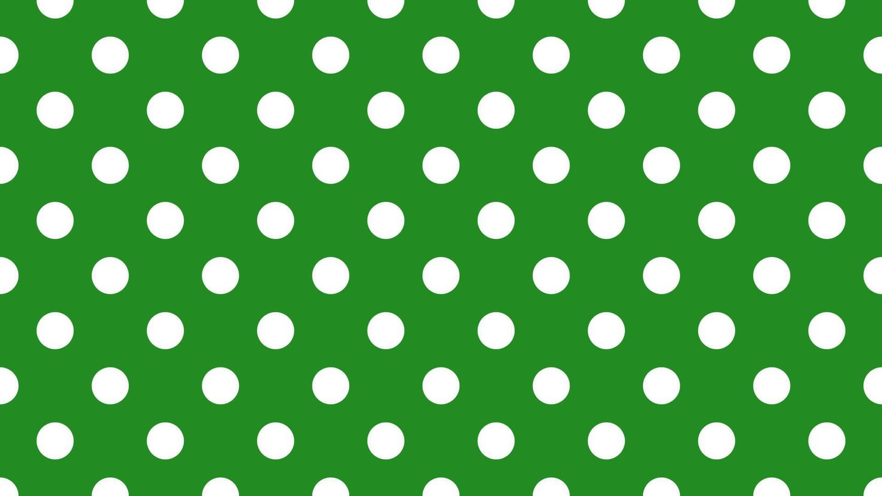 white color polka dots over forest green background vector