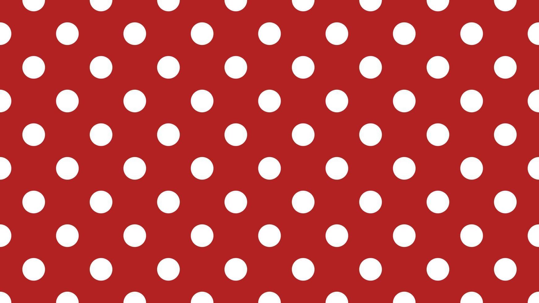 white color polka dots over firebrick red background vector