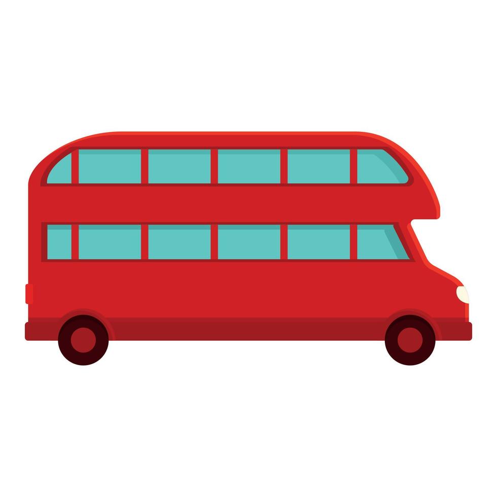 London bus tour icon cartoon vector. Double decker vector