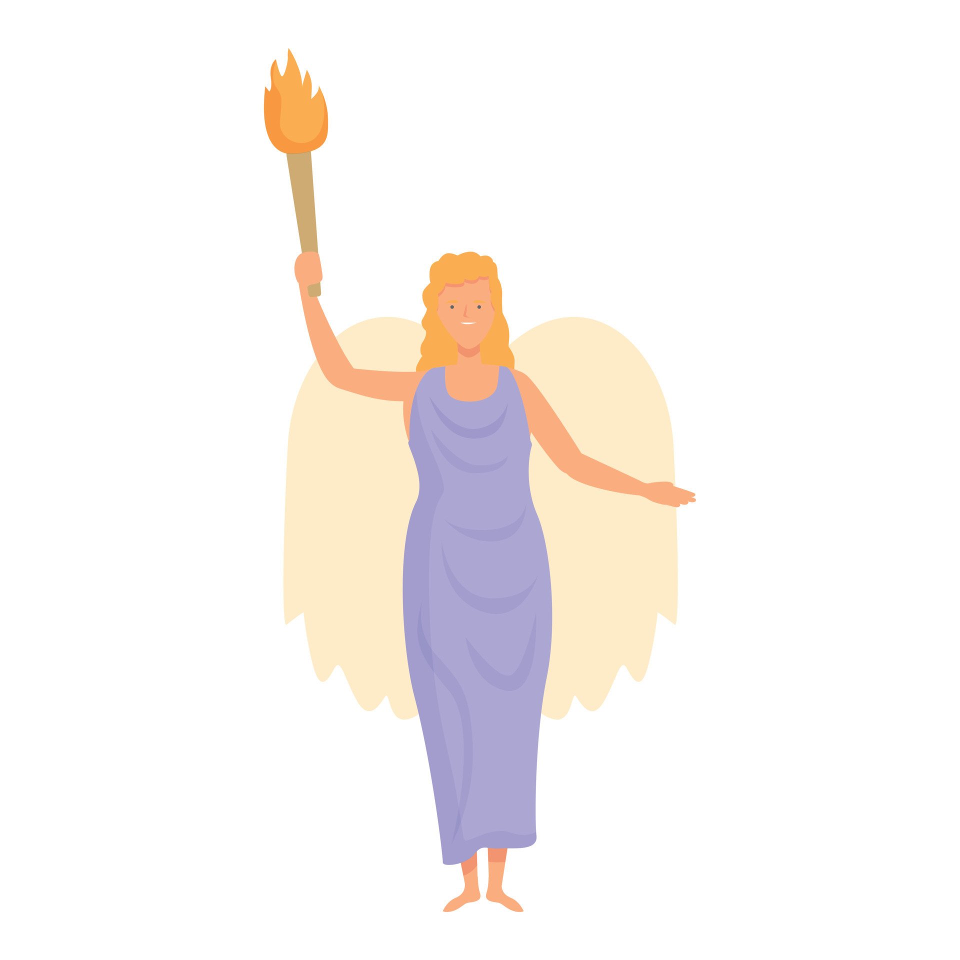 Hestia icon cartoon vector. Greek god 21501276 Vector Art at Vecteezy