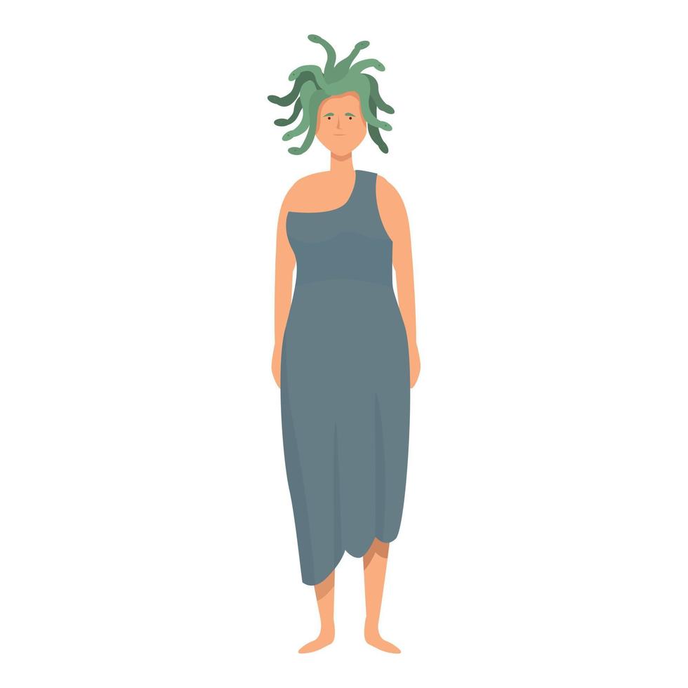 Pandora icon cartoon vector. Greek myth vector