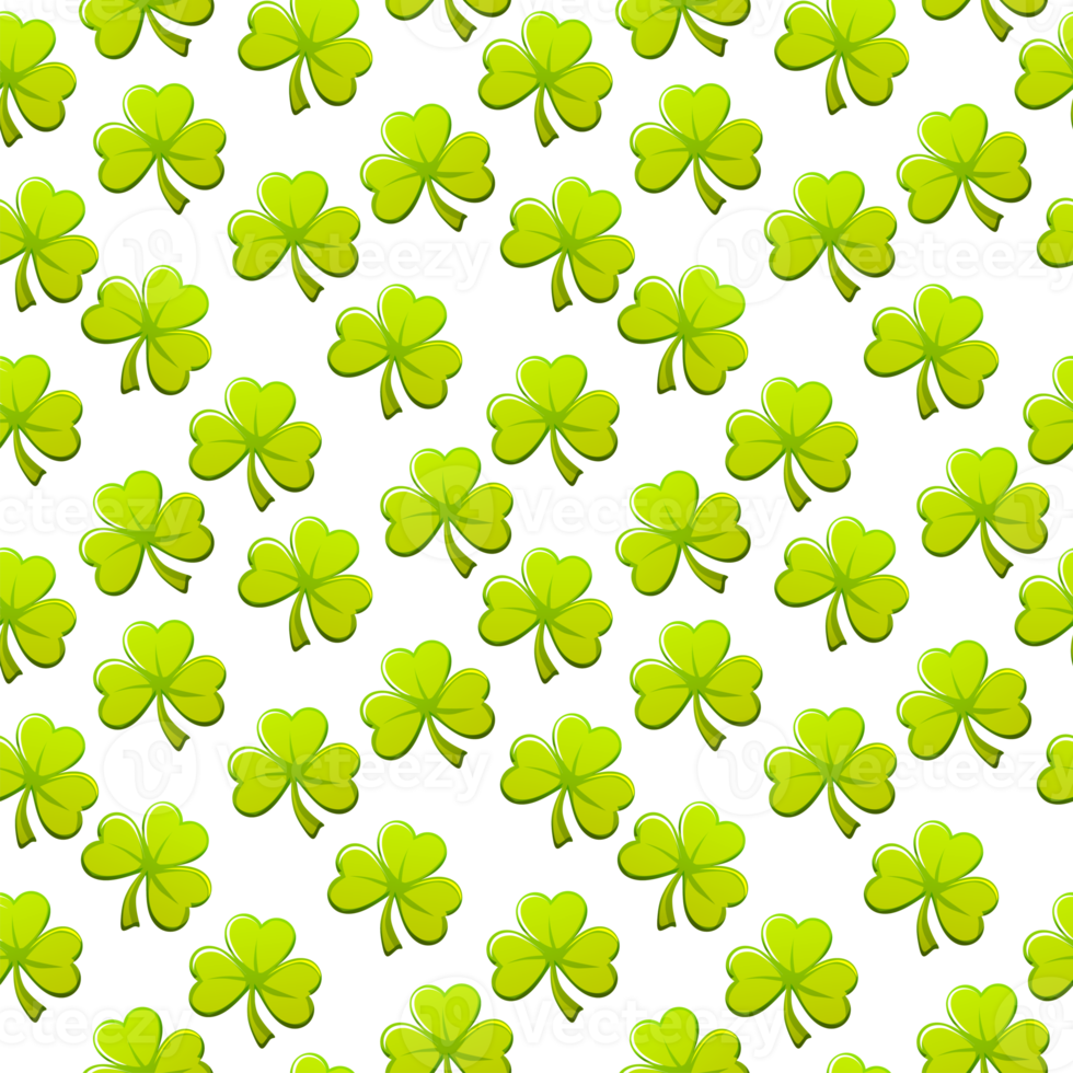 sans couture modèle de trèfle ou trèfle. sans couture vert Contexte pour st. patrick journée. chanceux Contexte. png