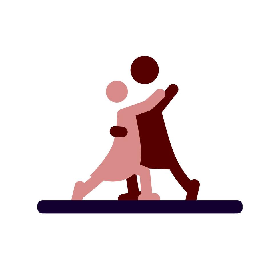 international dance day icon, simple icon dance with elegance concept vector