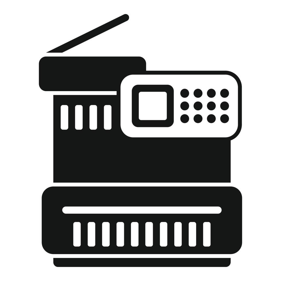 Copy machine icon simple vector. Digital print vector