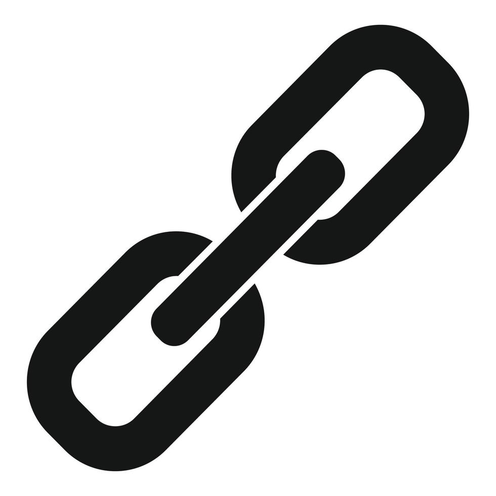 Data chain icon simple vector. Crypto digital vector