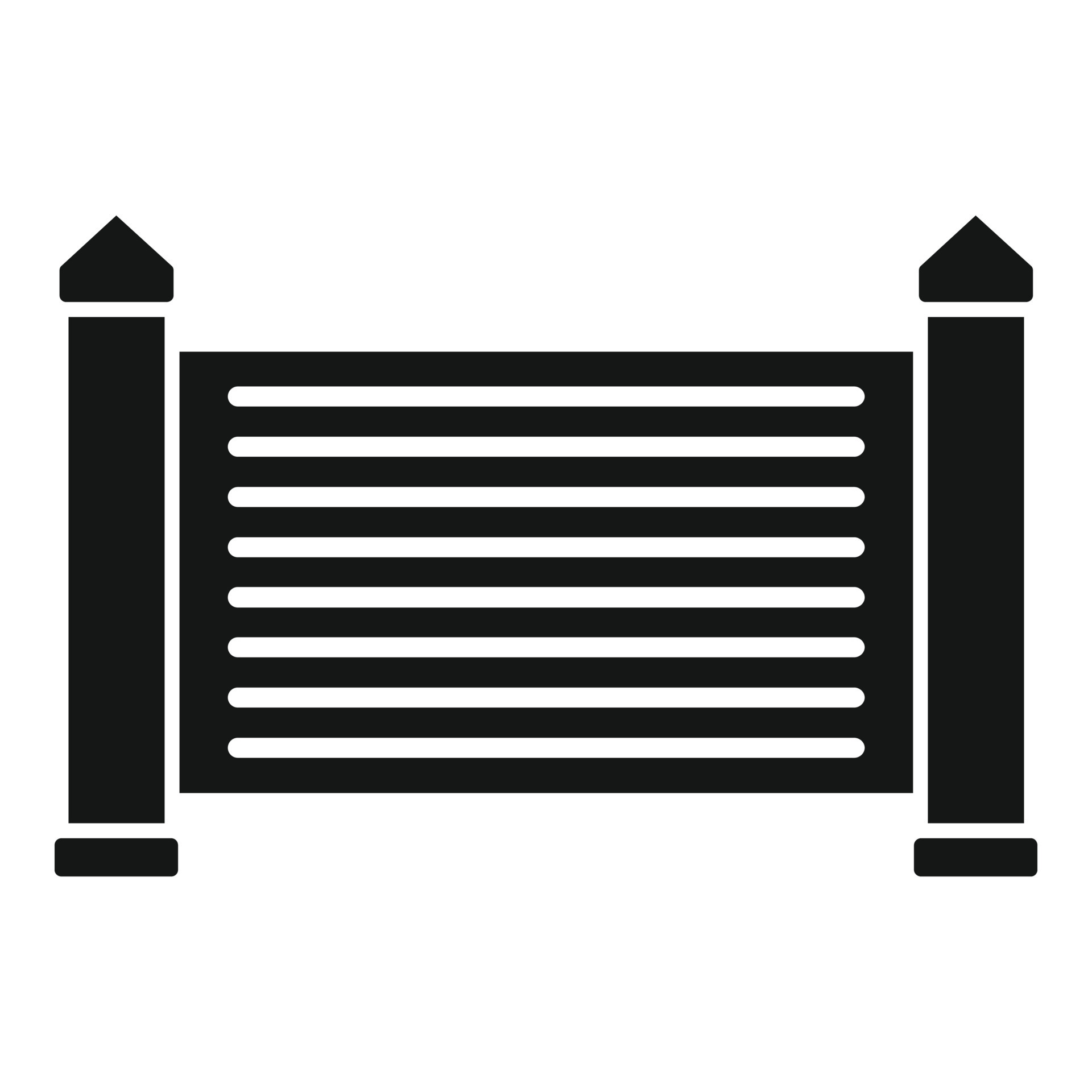 Signal auto gate icon simple vector. Automatic fence 21503181 Vector
