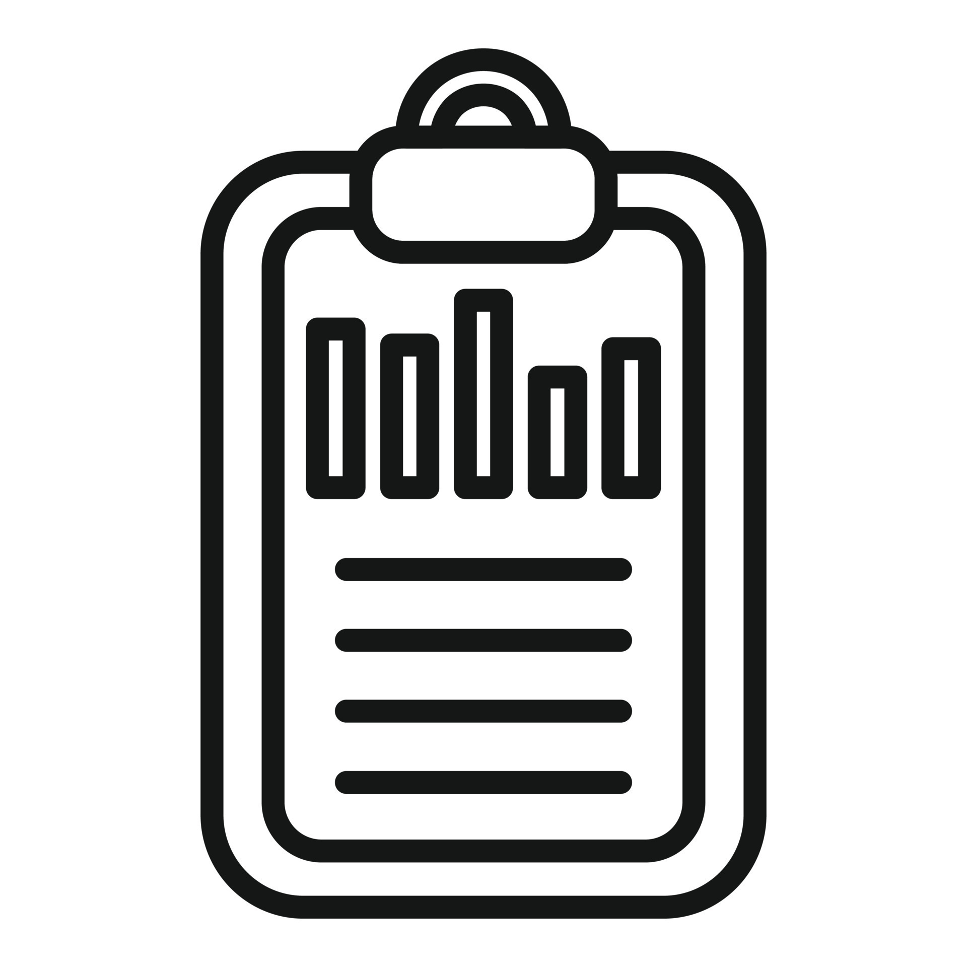 Data clipboard icon outline vector. Digital business 21503385 Vector