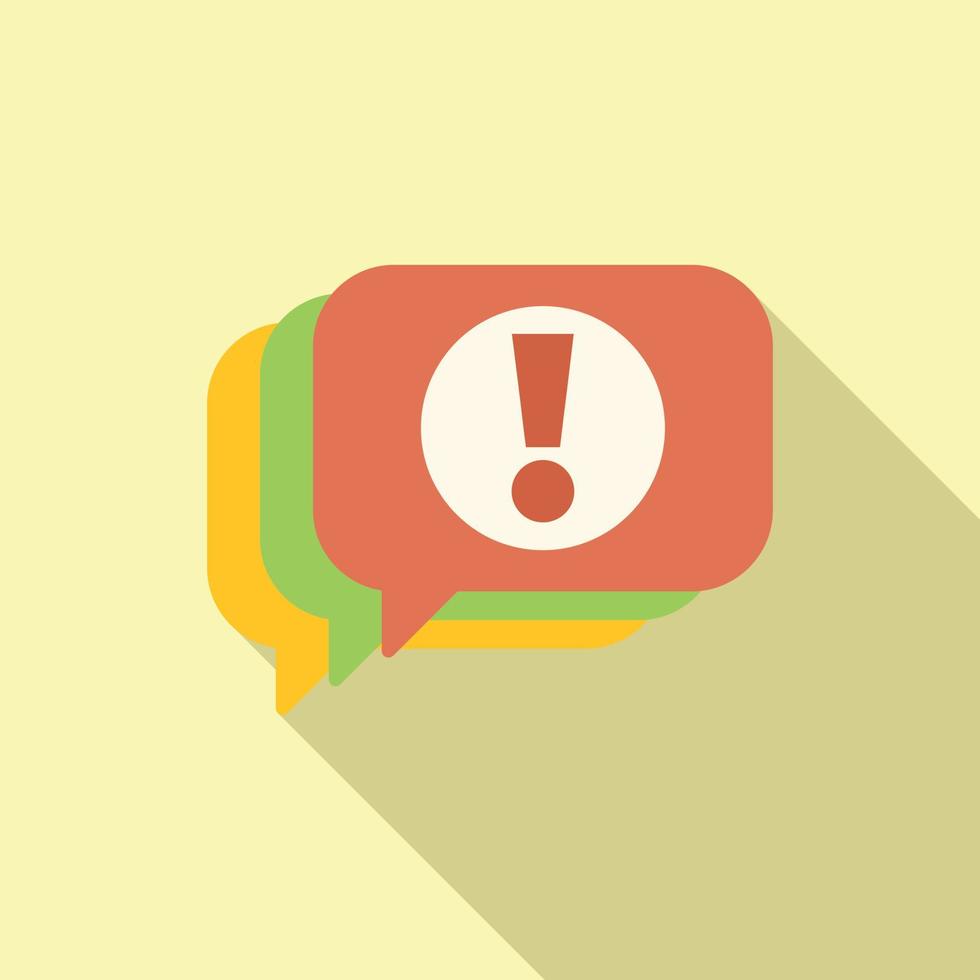 Work chat icon flat vector. Business person vector