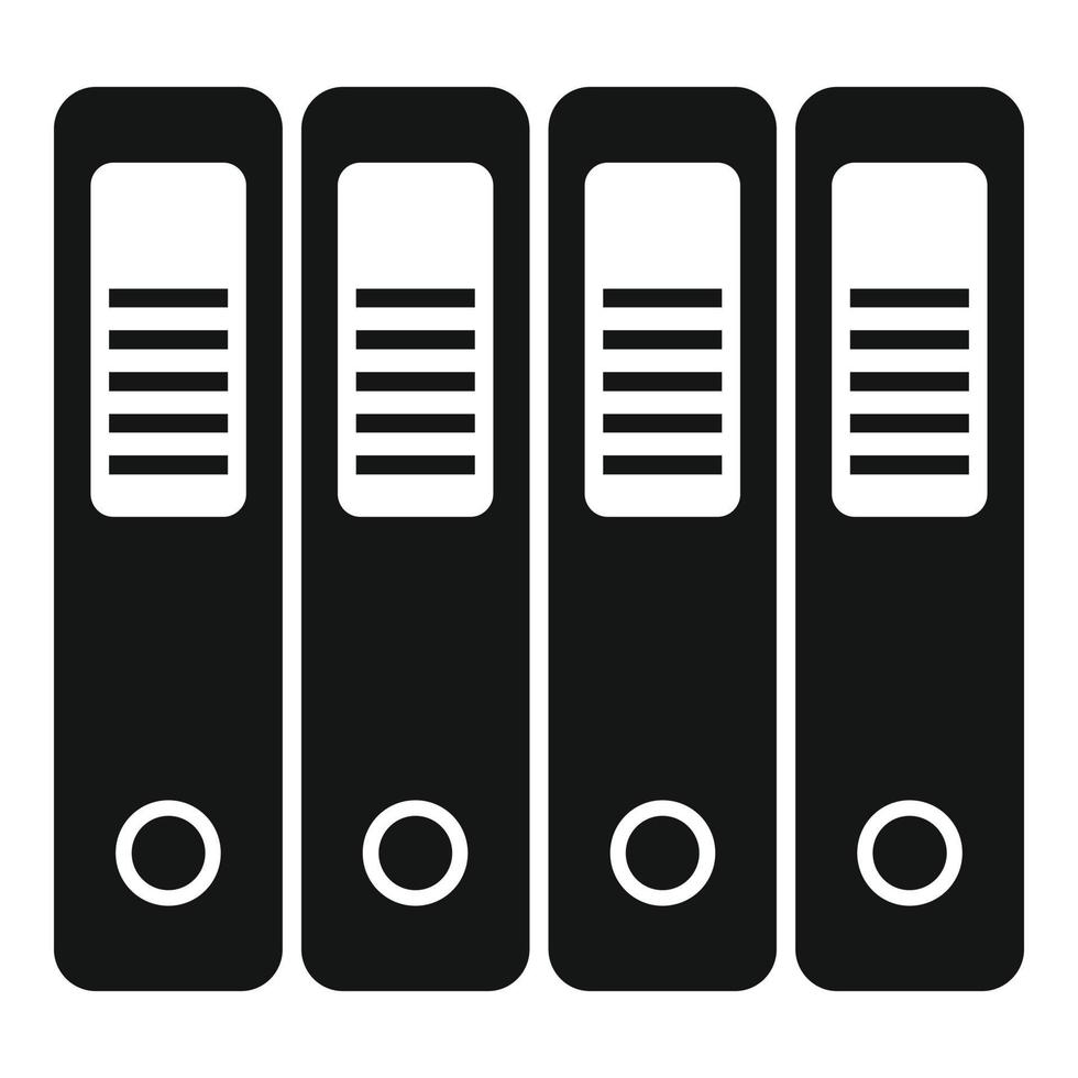 Folder time icon simple vector. Office person vector