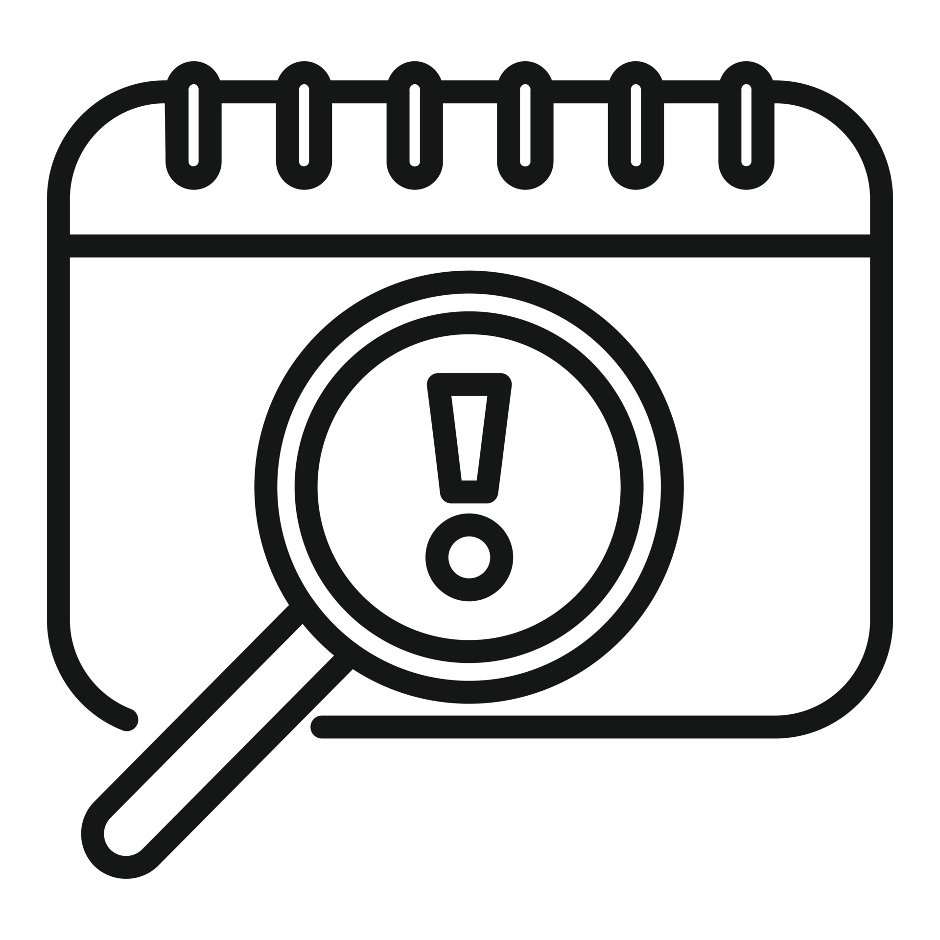 Rush job calendar icon outline vector. Business work 21503494 Vector