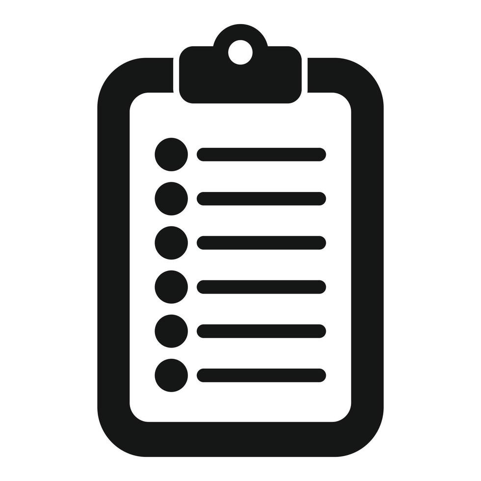 Clipboard injury icon simple vector. Business policy vector