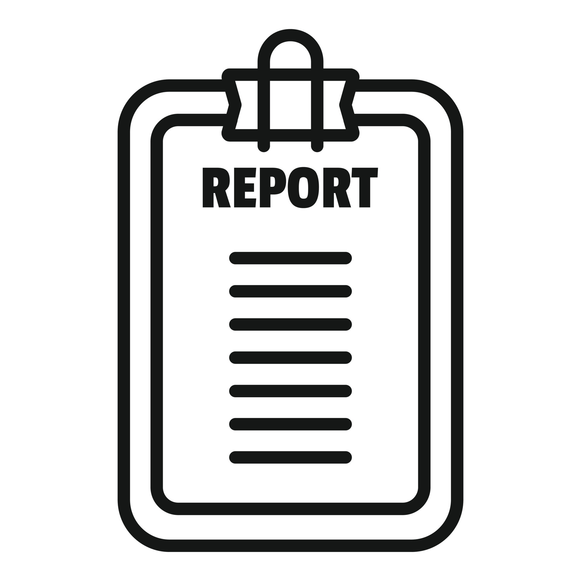 Report data icon outline vector. Document chart 21503905 Vector Art at ...