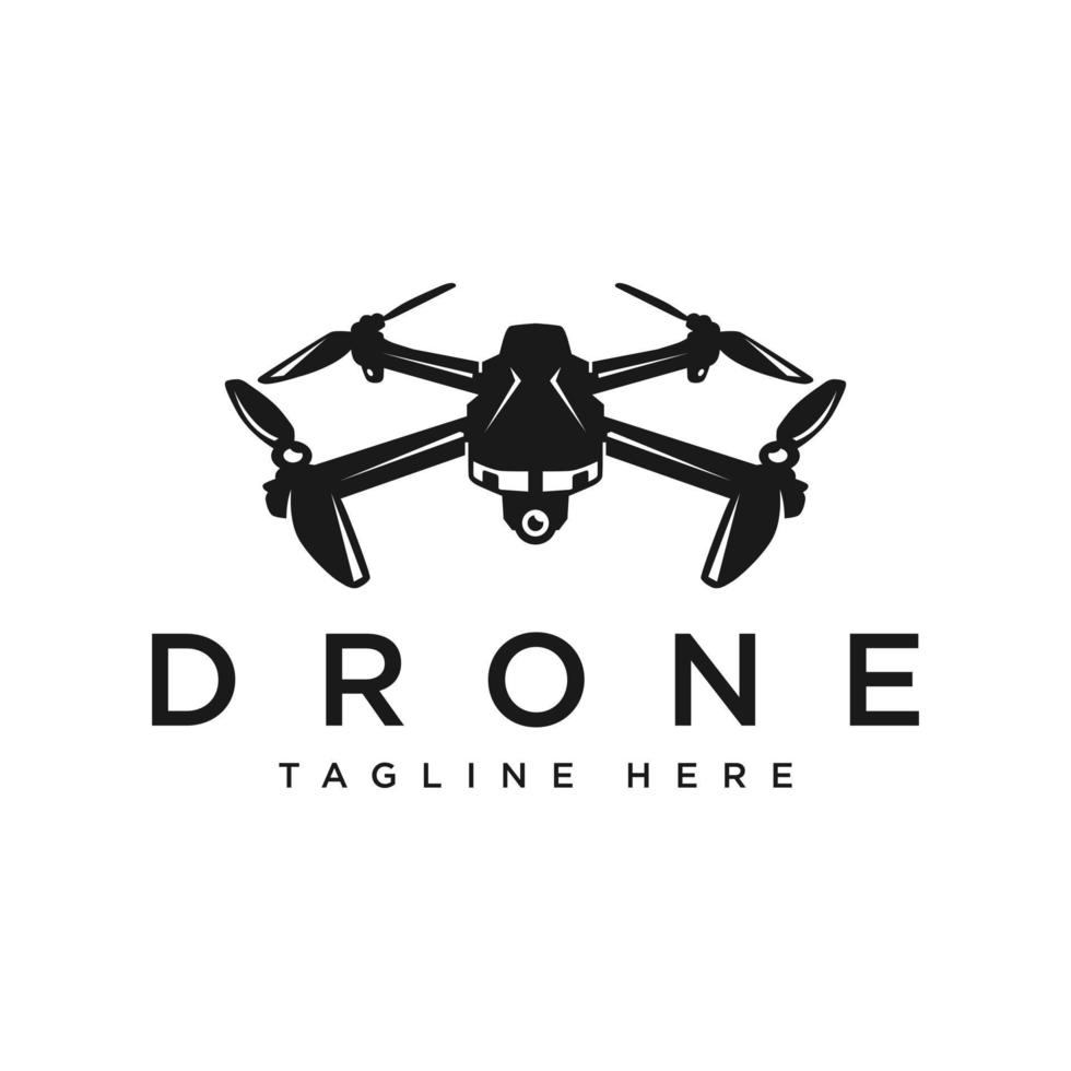 modern drone vector illustration logo