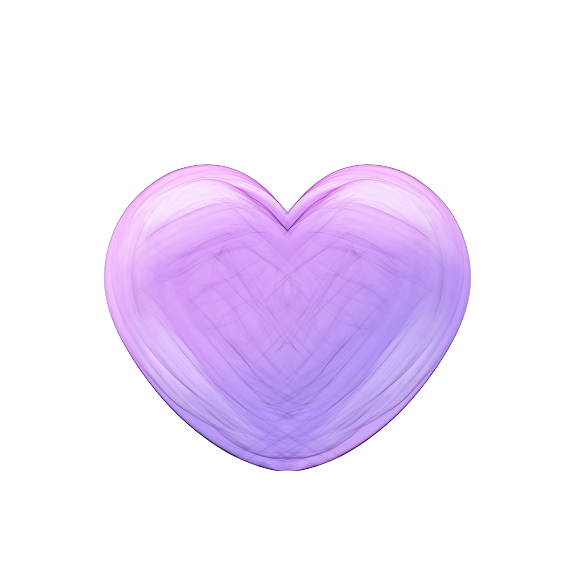 Cute purple heart stationary sticker oil painting 21504026 PNG