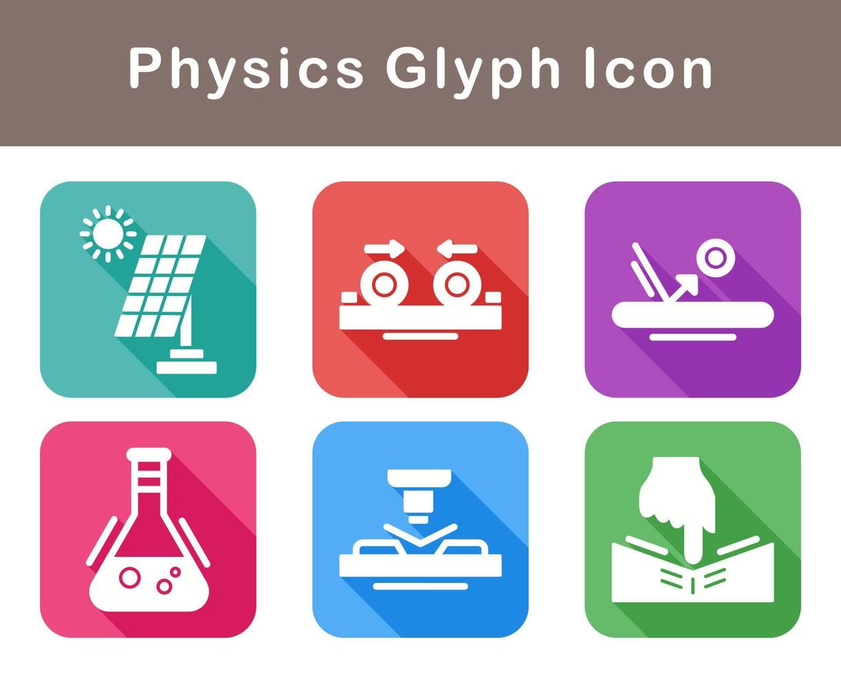 Physics Vector Icon Set
