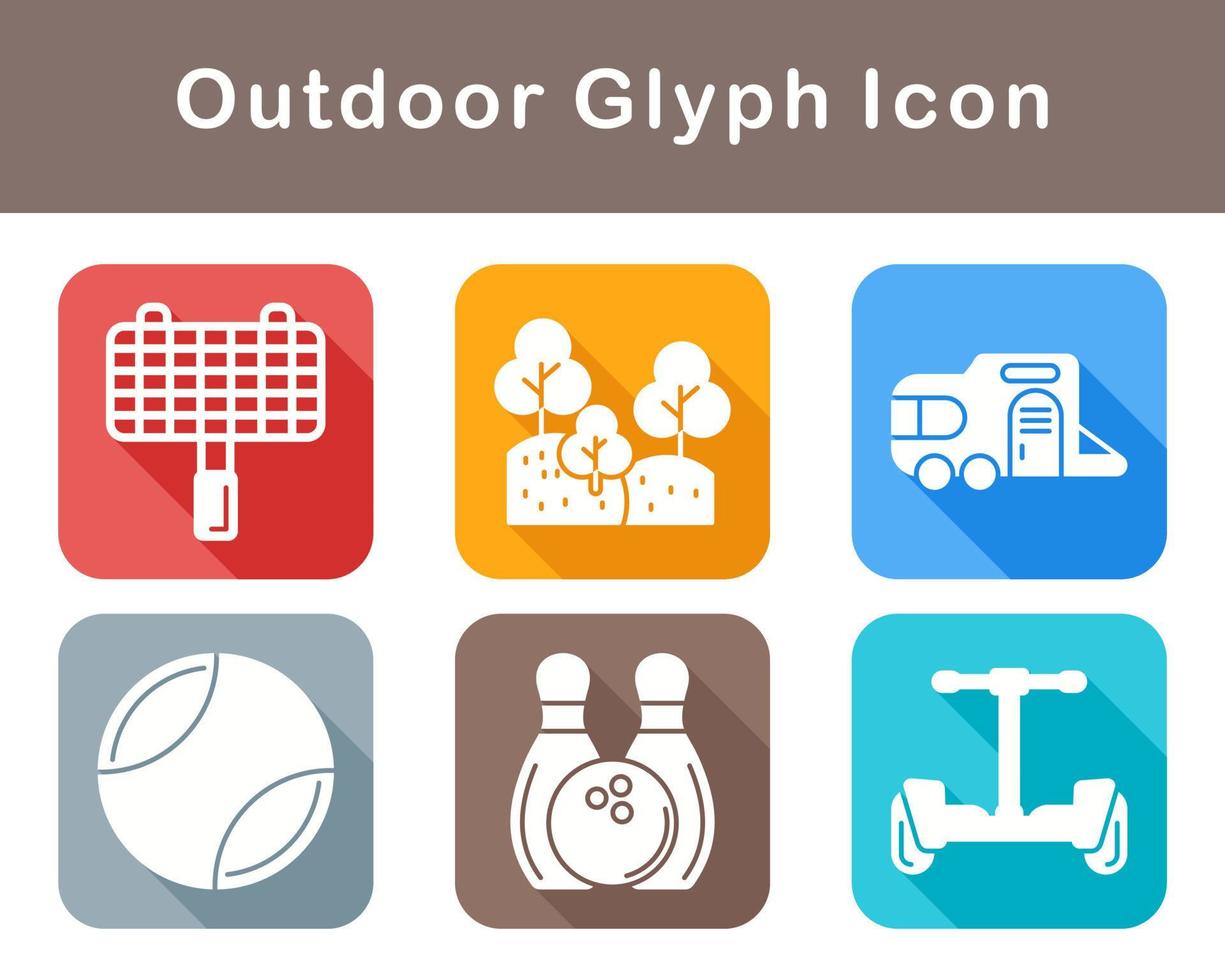 Outdoor Vector Icon Set