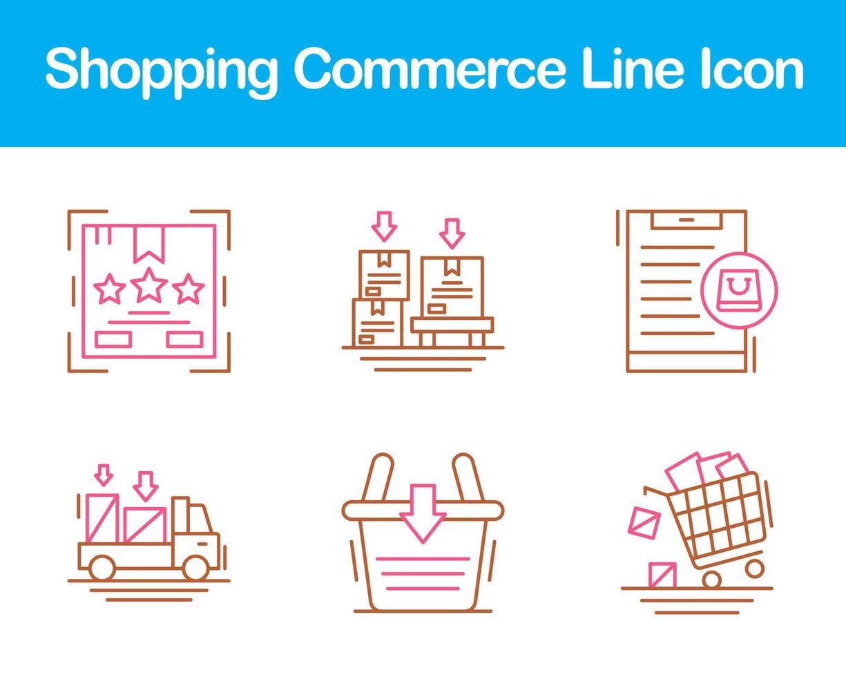 Shopping Commerce Vector Icon Set