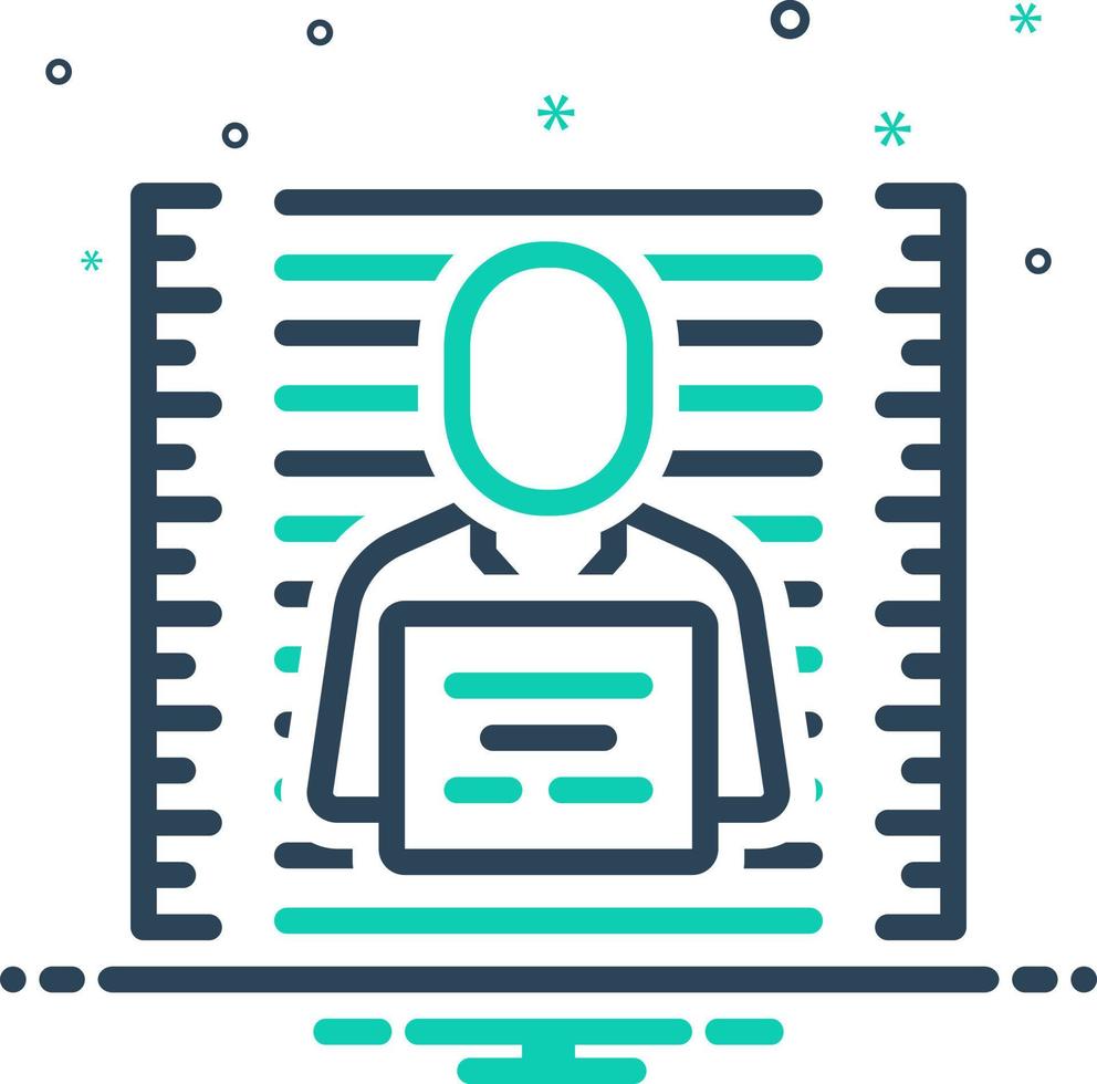 mix icon for convicted vector