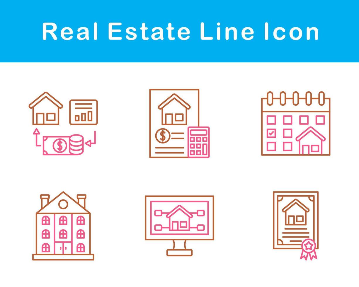 Real Estate Vector Icon Set