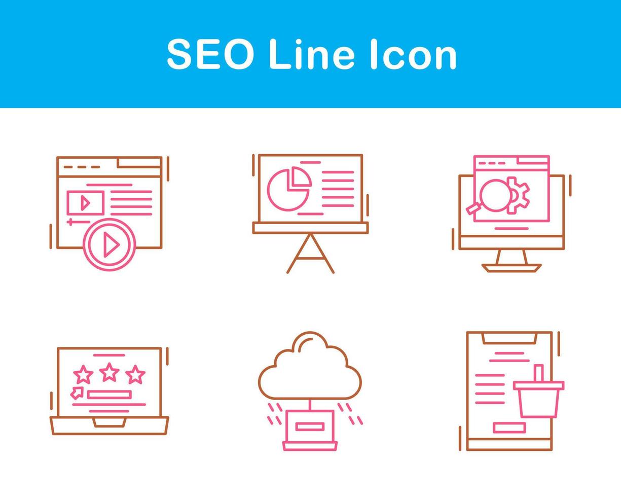 SEO Vector Icon Set