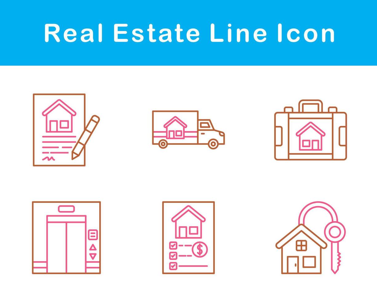 Real Estate Vector Icon Set