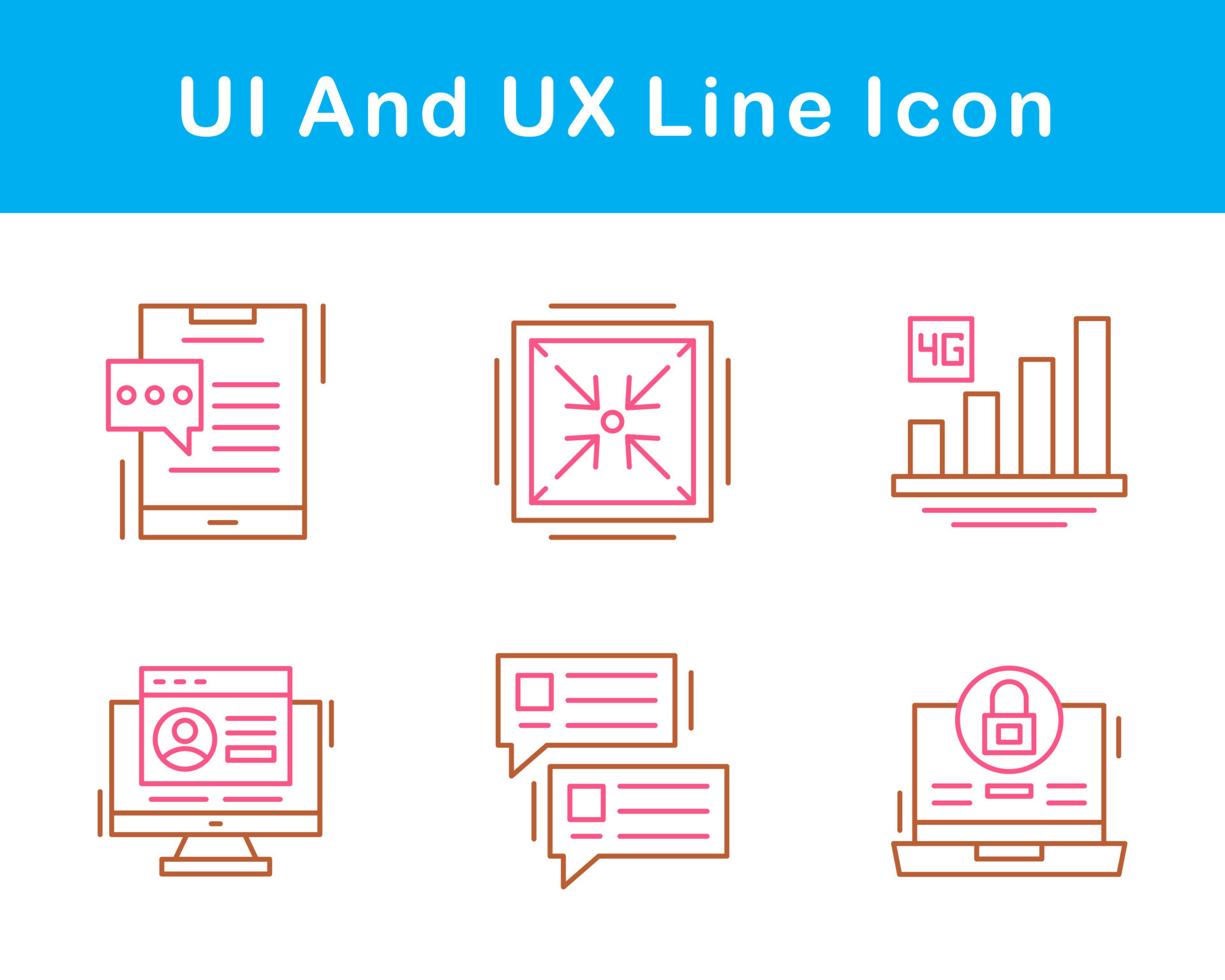 UI And UX Vector Icon Set 21504330 Vector Art at Vecteezy