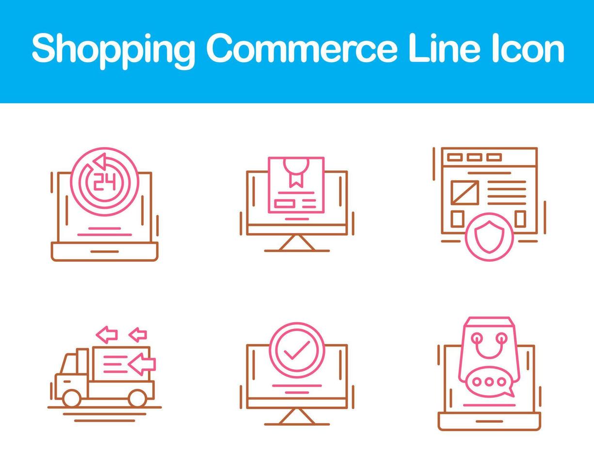 Shopping Commerce Vector Icon Set