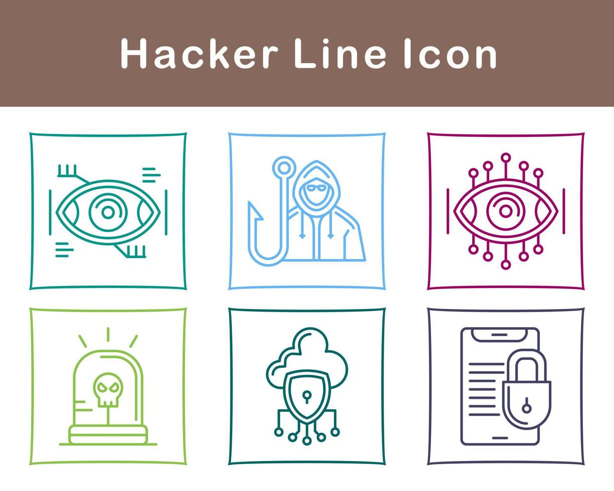 Hacker Vector Icon Set