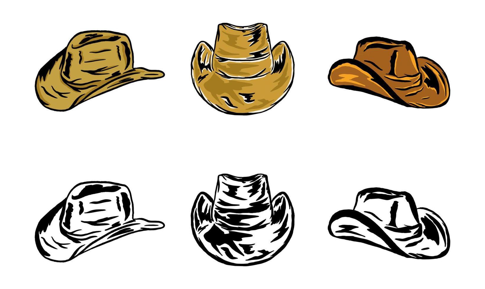 cowboy hat vector
