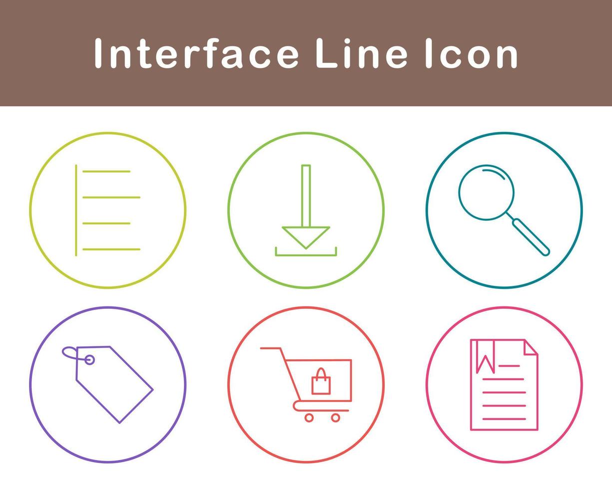 Interface Vector Icon Set