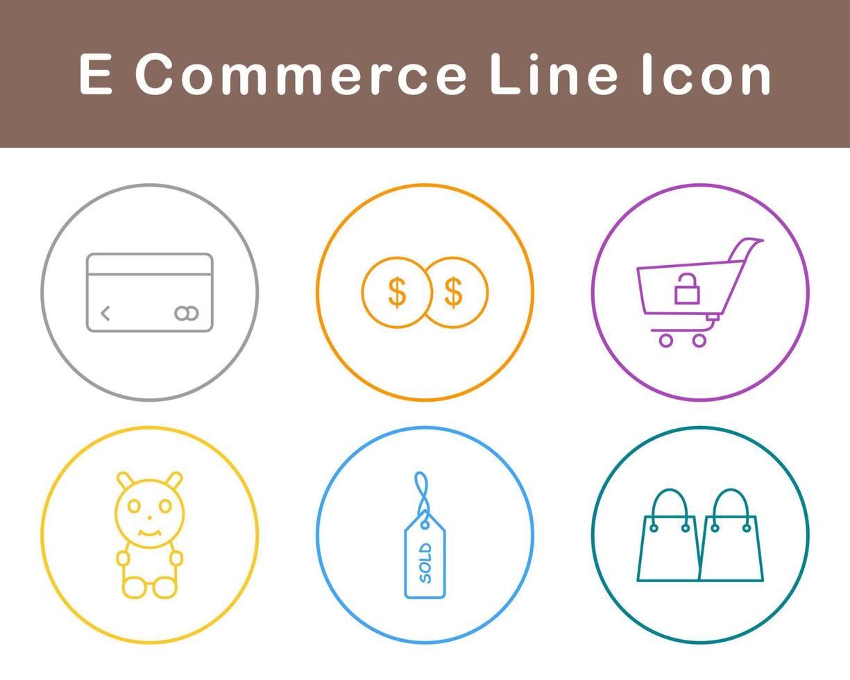 E Commerce Vector Icon Set