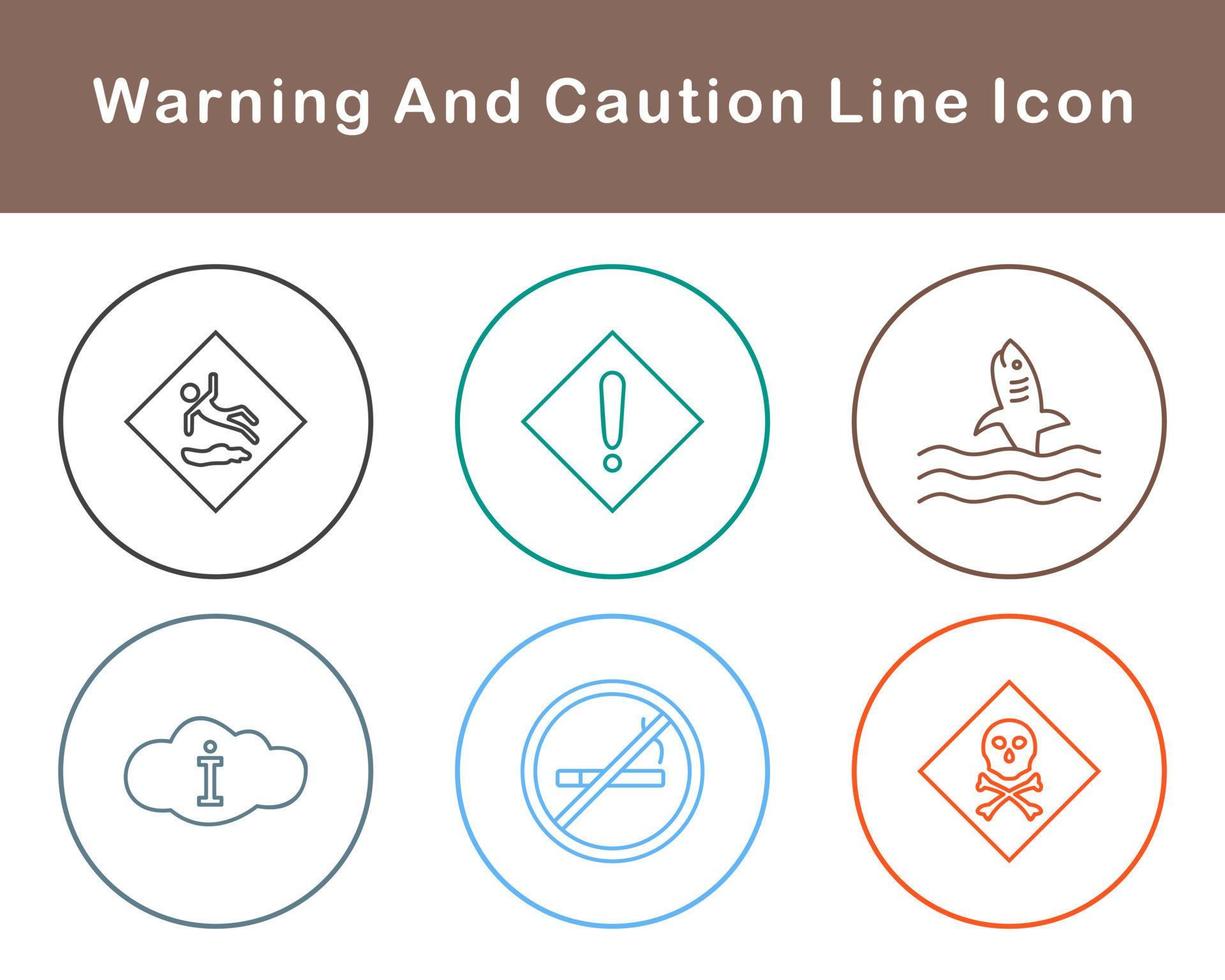Warning And Caution Vector Icon Set