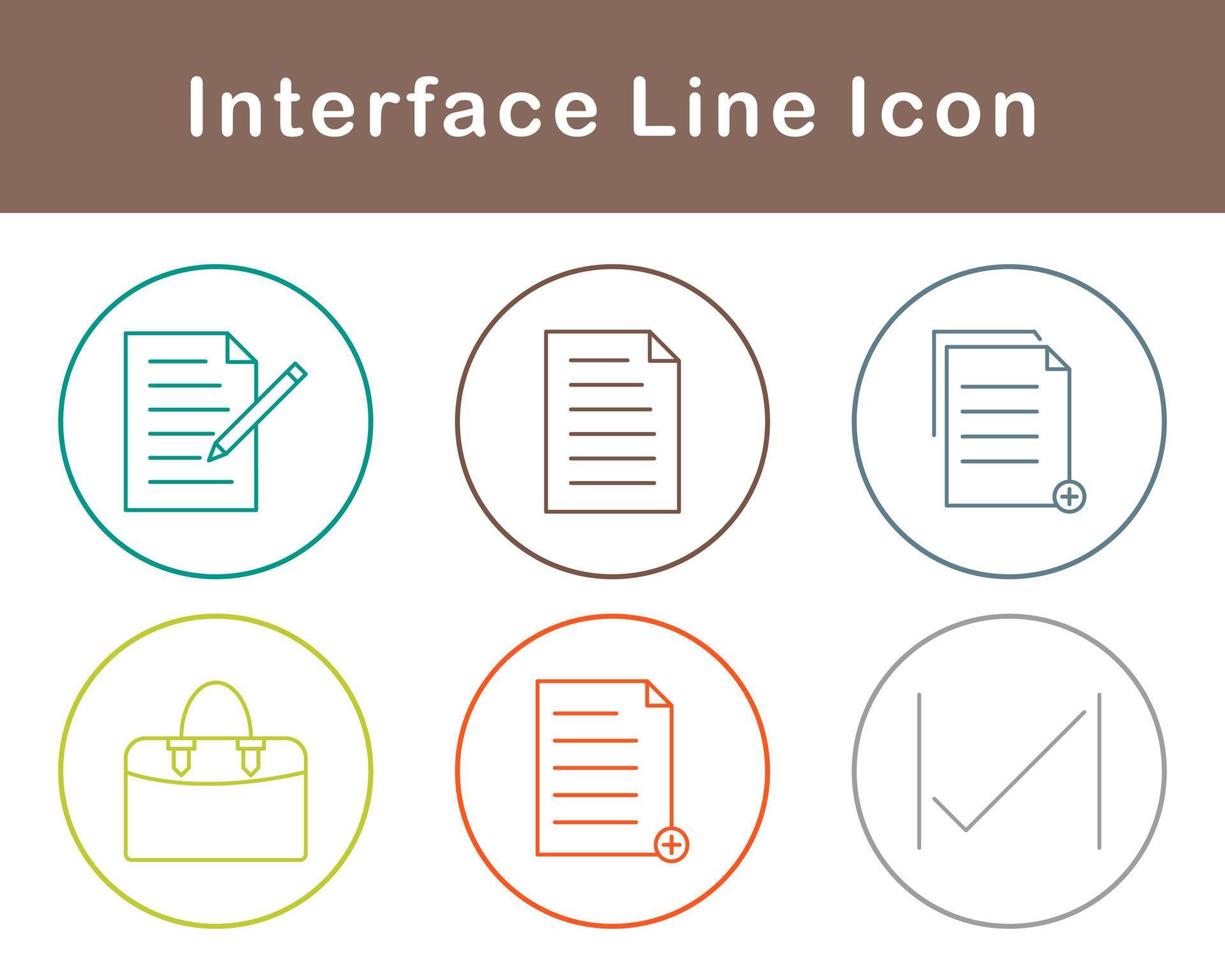 Interface Vector Icon Set