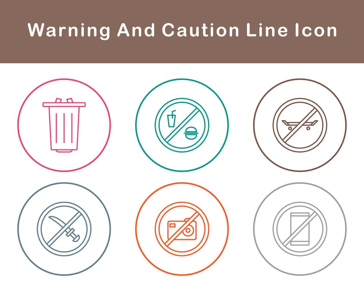 Warning And Caution Vector Icon Set