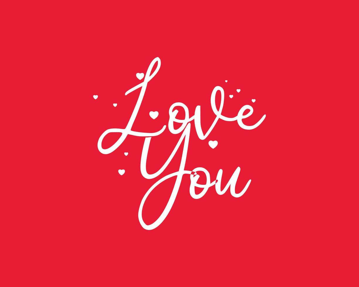 Love Letter Logo in Red Background Vector EPS Isolated, Best Used for Valentine Illustration, design sticker, greeting card.