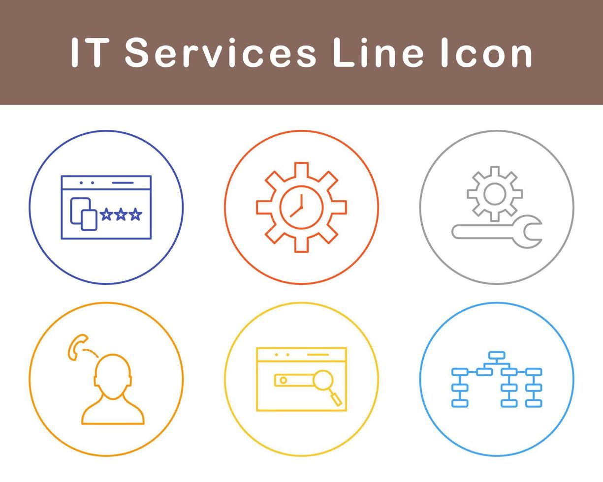 IT Services Vector Icon Set