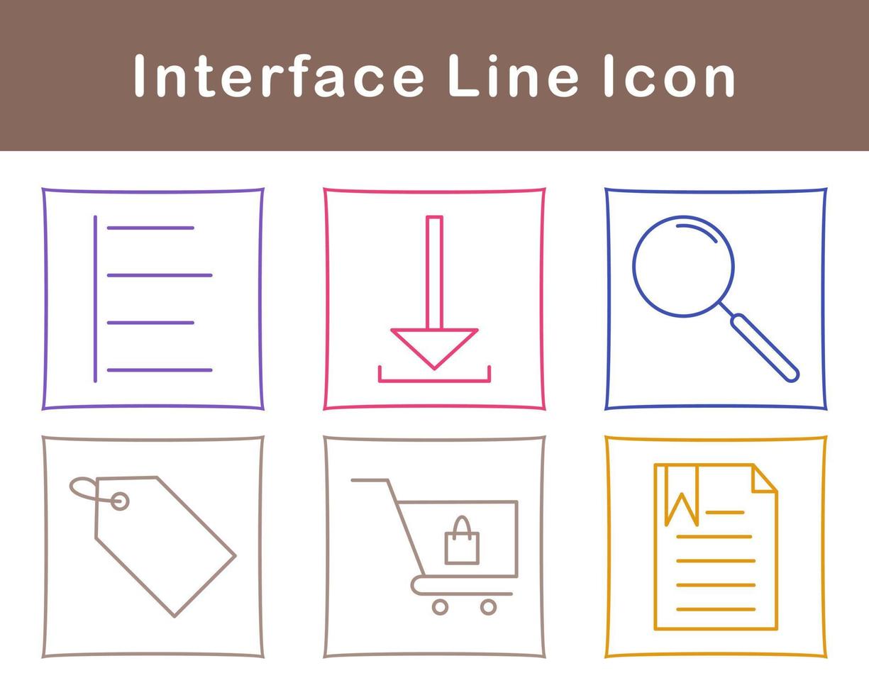 Interface Vector Icon Set