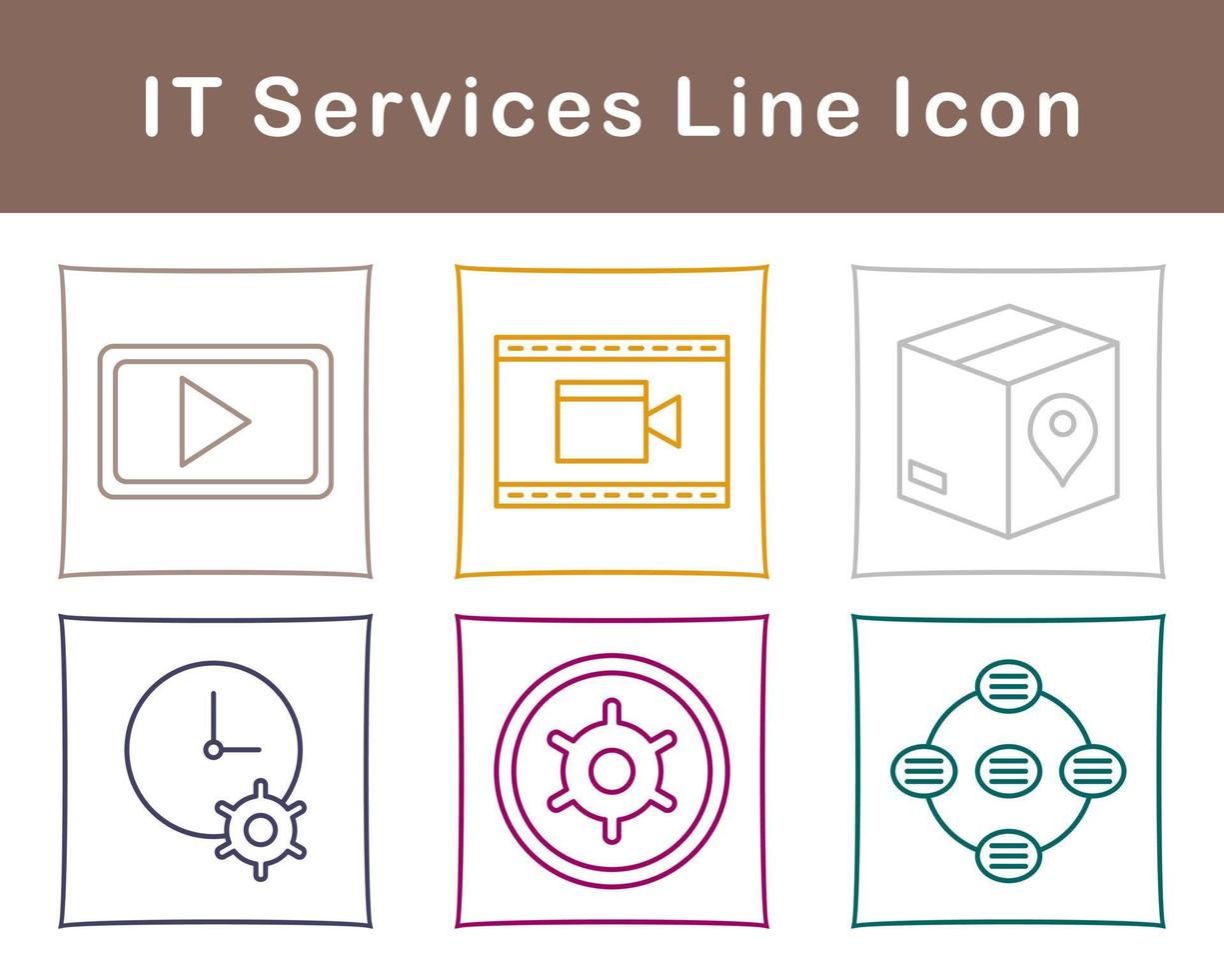 IT Services Vector Icon Set