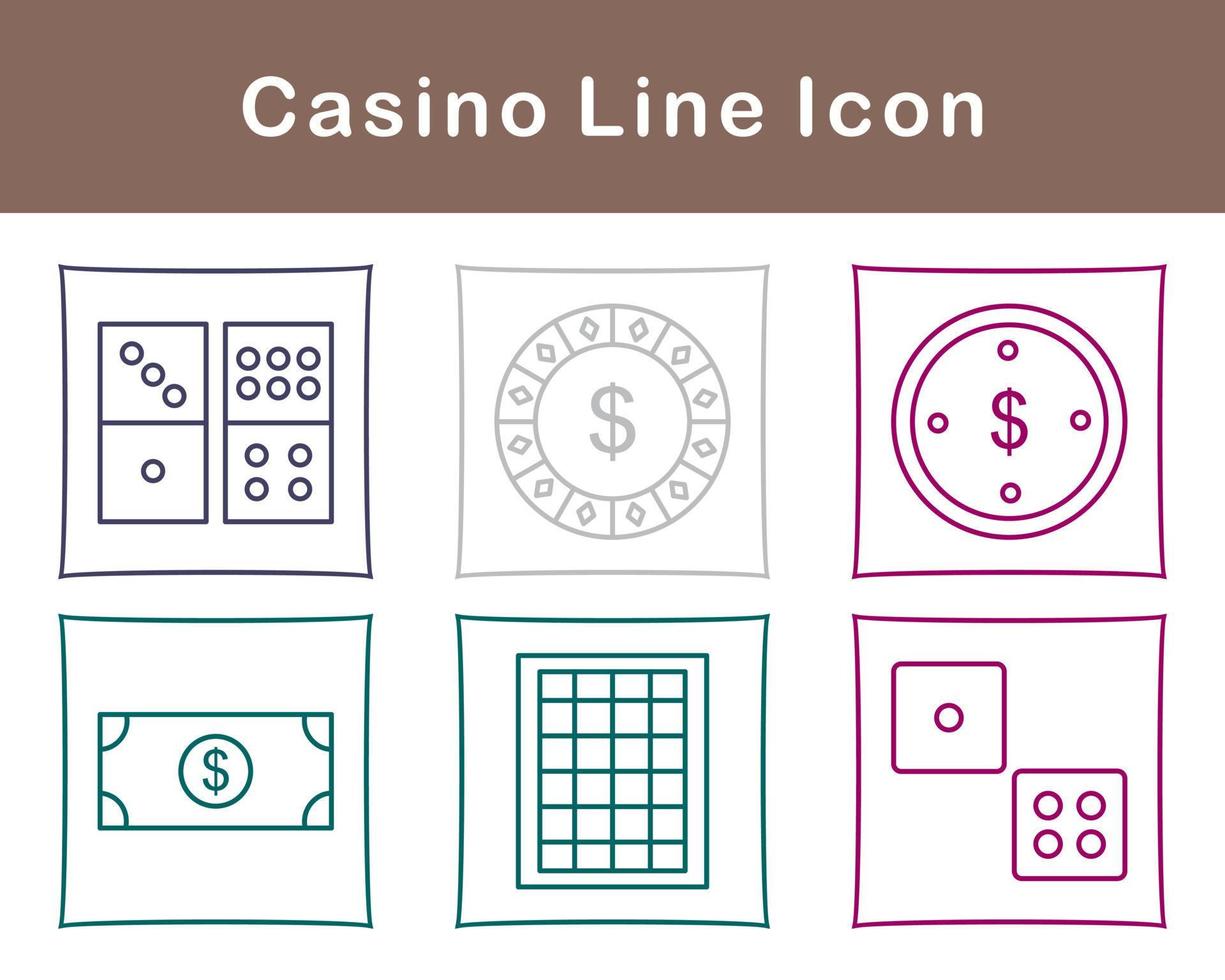 Casino Vector Icon Set