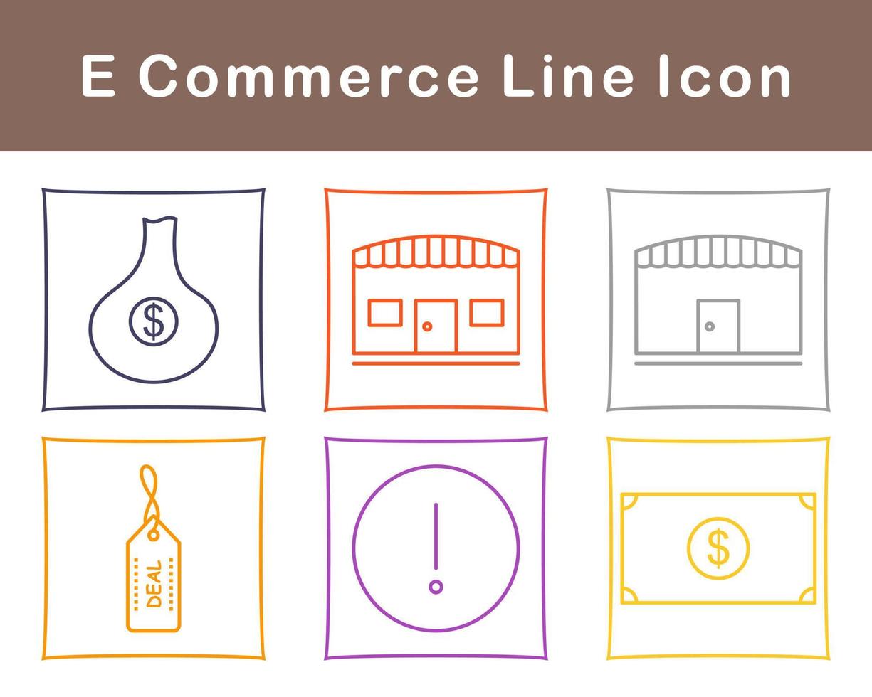 E Commerce Vector Icon Set