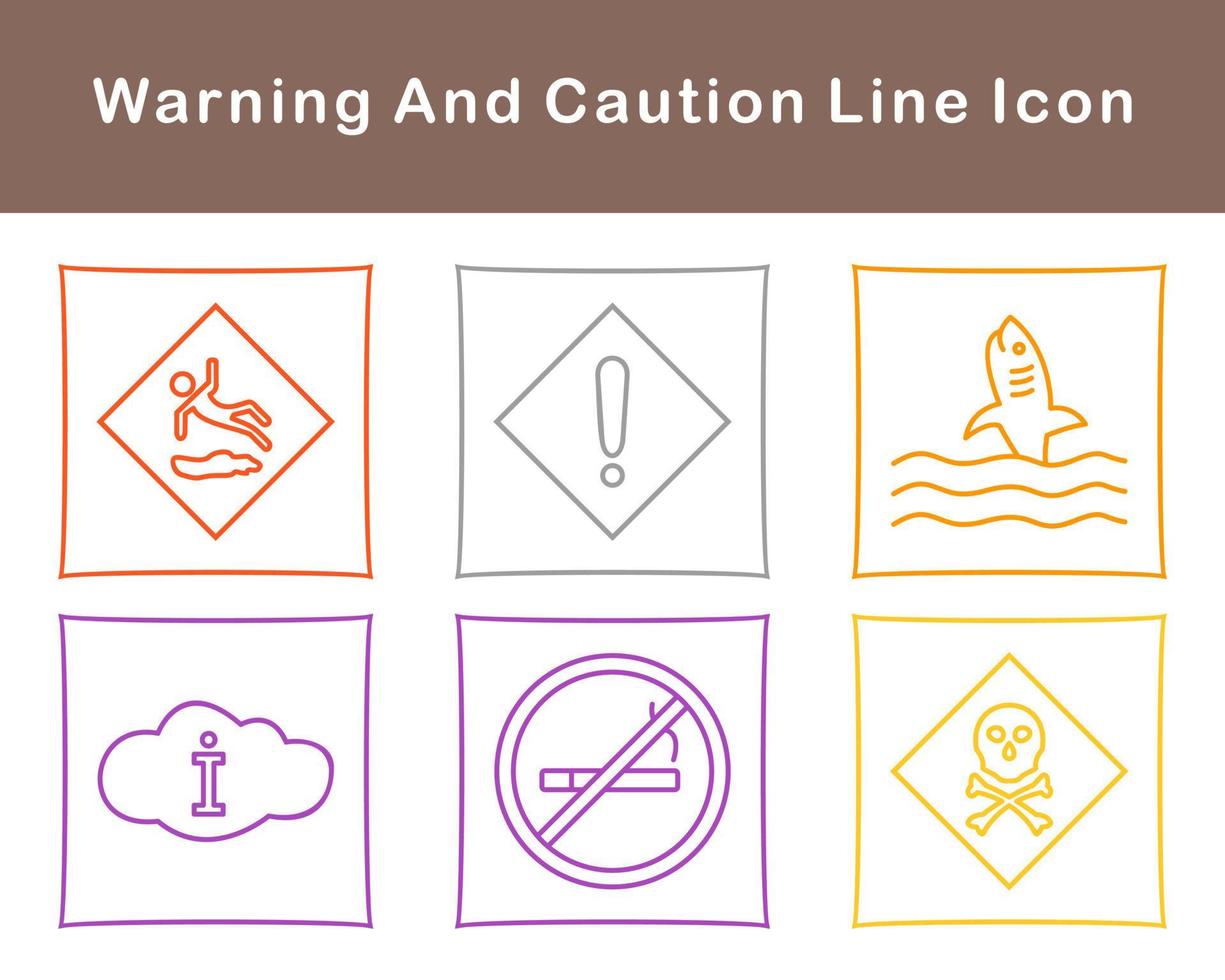 Warning And Caution Vector Icon Set