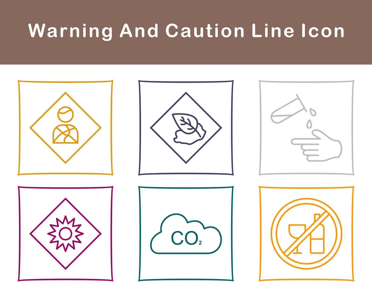 Warning And Caution Vector Icon Set