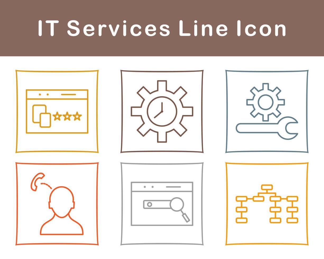 IT Services Vector Icon Set