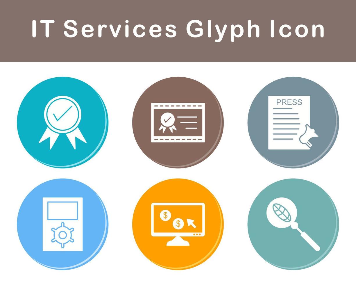 IT Services Vector Icon Set