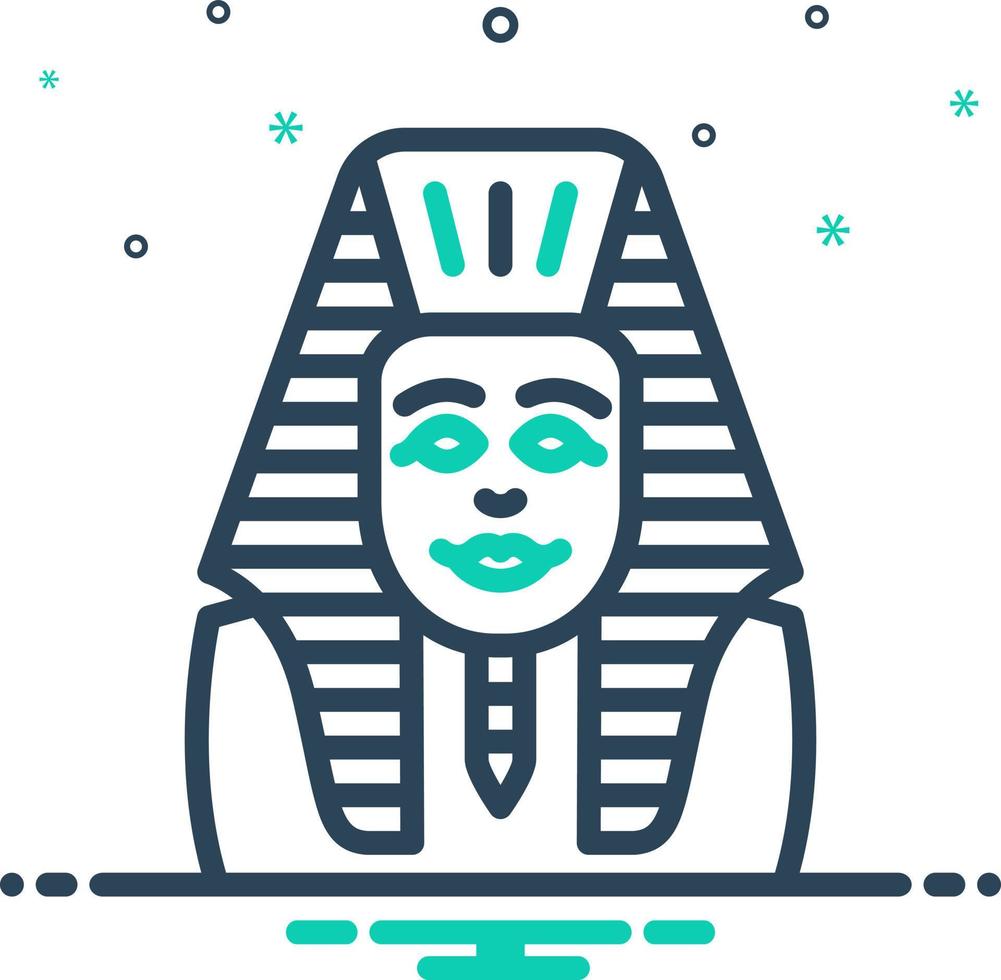 mix icon for egypt vector